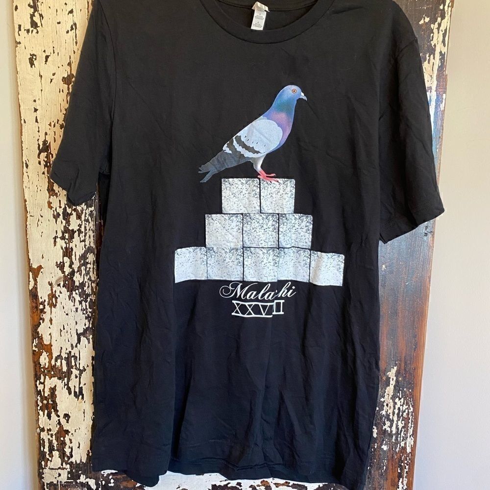 EUC Malachi Pigeon shirt. Size L. Unisex.